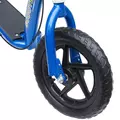 HOMCOM Kids Scooter Kick Scooter, with 12" EVA Tyres, Rear Brake, Big Wheels Scooter for 5-12 Years , Blue - 9