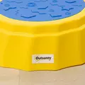 Outsunny Five-Piece Kids Stepping Stones and Balance Bridge w/ Non-Slip Surface & Bottom. for Toddlers - Multicoloured - 9