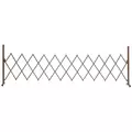 Outsunny Expanding Trellis Fence, Freestanding Movable Fence, Foldable Garden Screen Panel, 300 x 103.5 cm, Dark Brown - 1