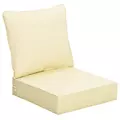 Outsunny Outdoor Seat and Back Cushion Set Patio Deep Seating Chair Replacement Cushion - 1