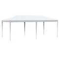 Outsunny 6 x 3 m Party Tent Gazebo Marquee Outdoor Patio Canopy Shelter with Windows and Side Panels White - 9