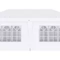 Outsunny 3 x 6 m Garden Pop Up Gazebo, Wedding Party Tent Marquee, Water Resistant Awning Canopy with Sidewalls, Windows, Carry Bag, White - 9