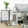 PawHut 58cm Cat Scratching Post, with Covered Plush, Play Balls, for Corner Walls - Grey - 8