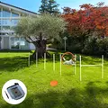 PawHut Dog Agility Training Equipment for Dogs with Carry Bag - Multicoloured - 9