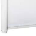 PawHut Retractable Stair Gate,  Dog Pet Barrier, for Doorway, Staircase, Hallway - White - 7