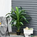 Outsunny Set of Two Artificial Dracaena Plants - 7