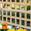 Outsunny Garden Planters with Trellis for Climbing Vines, Wood Raised Beds for Garden, Flower Pot, Indoor Outdoor, Natural - 8