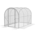 Outsunny Polytunnel Greenhouse Walk-in Grow House with PE Cover, Door and Galvanised Steel Frame, 3 x 2 x 2m, Clear - 1