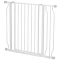 PawHut Wide Dog Safety Gate, with Door Pressure, for Doorways, Hallways, Staircases - White - 1