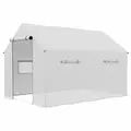 Outsunny Polyethylene Walk-in Polytunnel Greenhouse, 2 x 3(m), White - 1