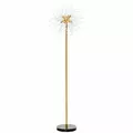 HOMCOM 160cm Dandelion-Crystallite Floor Lamp, with Foot Switch - 1