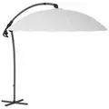 Outsunny 2.7m Cantilever Parasol, with Cross Base - Grey - 1