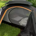 Outsunny Aluminium Frame Camping Tent Dome Tent with Removable Rainfly, 2000mm Waterproof, for 1-2 Man, Grey - 9