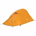 Outsunny Double Layer Camping Tent, 1-2 Man Backpacking Tent with Carry Bag, 2000mm Waterproof and Lightweight, Orange - 1