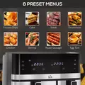 HOMCOM 8.5L Dual Basket Air Fryer, with Sync and Multi-Menu Cooking - 5