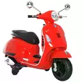 HOMCOM Kids Ride On Motorcycle, 6V, W/LED Lights-Red - 1