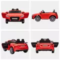 HOMCOM Kids Licensed Audi TT Ride-On Car 12V Battery w/ Remote Suspension Headlights and MP3 Player 3km/h Red - 8