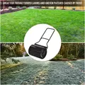 Outsunny φ50cm Steel Garden Lawn Roller Push Pull w/ Fillable Cylinder Water Sand Plug Lawn Flatten Seed Sow Rolling Drum w/ Handle - 6