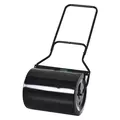 Outsunny φ50cm Steel Garden Lawn Roller Push Pull w/ Fillable Cylinder Water Sand Plug Lawn Flatten Seed Sow Rolling Drum w/ Handle - 1