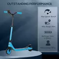 HOMCOM Electric Scooter for Kids 6+, Foldable E Scooter, Up to 8 KM/H, Maximum Range 6 KM, Adjustable Height, Blue - 7