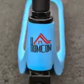 HOMCOM Electric Scooter for Kids 6+, Foldable E Scooter, Up to 8 KM/H, Maximum Range 6 KM, Adjustable Height, Blue - 8