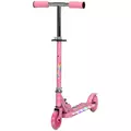 HOMCOM Kids Scooter, with Lights, Music, Adjustable Height, Foldable Frame, for Ages 3-7 Years - Pink - 8