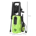 DURHAND 1800W High Pressure Washer, 150 Bar Pressure, 510 L/h Flow, High-Performance Portable Power Jet Wash Cleaner Green - 3