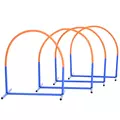 PawHut Four-Piece Portable Dog Agility Equipment - Blue - 1