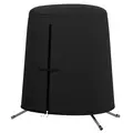 Outsunny 196 x 230 cm Hanging Egg Chair Protective Cover - Black - 1