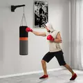 SPORTNOW Punch Bag Wall Bracket, 5-Length Adjustable Boxing Bag Bracket for Kickboxing, Muay Thai, Punching Training - 2
