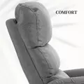 HOMCOM Electric Riser Recline Armchair, with Footrest - Grey - 7