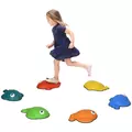 AIYAPLAY 6 Pcs Balance Stepping Stones Kids for Sensory with Non-slip Edge, Stackable Outdoor Indoor Obstacle Course - 1