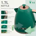 HOMCOM Kettle and Toaster Set, 1.7L 3000W Fast Boil Jug Kettle with Auto Shut Off, 4 Slice Toaster with 7 Level Browning Controls & Crumb Tray, UK Otter Thermostat, Green - 4