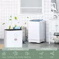 HOMCOM 16L/Day Portable Dehumidifier for Home, with LED Screen, Sleep Mode, 24H Timer, Electric Air Dehumidifier for Damp Laundry Bedroom Basement - 5