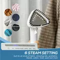 HOMCOM Upright Garment Clothes Steamer with 6 Steam Setting, 45s Fast Heat-up, 1.7L Water Tank and 35g/min steam flow, Wrinkle and Odour Remover Suitable for all Fabrics, 1960W, White - 5