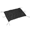 Outsunny 3 Seater Bench Pad, Garden Chair Cushion with Back and Ties for Indoor and Outdoor Use, 98 x 150 cm, Black - 8