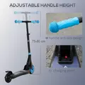 HOMCOM Folding Electric Scooter with Brake, for Ages 6+ Years, 8km/h Maximum Speed, Blue - 7