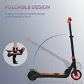 HOMCOM Folding Electric Scooter with Brake, for Ages 6+ Years, 8km/h Maximum Speed, Red - 7