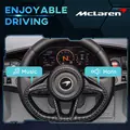 AIYAPLAY McLaren 765LT Licensed 12V Kids Electric Ride on Car with Butterfly Doors, Remote Control, Transport Wheels, Grey - 6