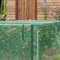 Outsunny 8' x 4' Plant Protection Cage, with Door, Green - 8