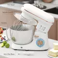 HOMCOM 1300W Kitchen Stand Mixer, with Accessories - White - 9