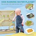 Outsunny Outdoor Kids Running Water and Sand Playset, with 18 Accessories - 4