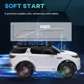 AIYAPLAY Licensed Land Rover Discovery Sport, 12V Kids Ride on Car w/ Remote Control, Lights, Music, Horn, for 3-6 Years, White - 6