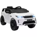 AIYAPLAY Licensed Land Rover Discovery Sport, 12V Kids Ride on Car w/ Remote Control, Lights, Music, Horn, for 3-6 Years, White - 1