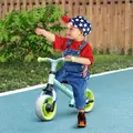 AIYAPLAY 8" Balance Bike, Lightweight Training Bike for Children, with Adjustable Seat, EVA Wheels, Easy installation - Green - 2