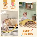 AIYAPLAY Balance Board for Kids Balance Training & Sensory Play, Yellow - 5