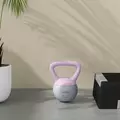 SPORTNOW 4KG Soft Kettlebell, Kettle Bell with Non-Slip Handle for Home Gym, Weight Lifting, Strength Training, Purple/Grey - 7