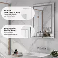 kleankin LED Bathroom Mirror with Lights and Shelf, Illuminated Makeup Mirror, Vanity Mirror with 3 Colour, Smart Touch, Anti-Fog - 8