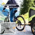 PawHut Dog Bike Trailer, 2 in 1 Dog Stroller for Large Dogs with Hitch, Quick-release 20" Wheels, Pet Bicycle Cart Trolley Carrier for Travel, Green - 7