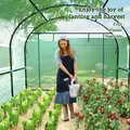 Outsunny 300 x 300cm Walk-In Polytunnel Greenhouse - Green - 8